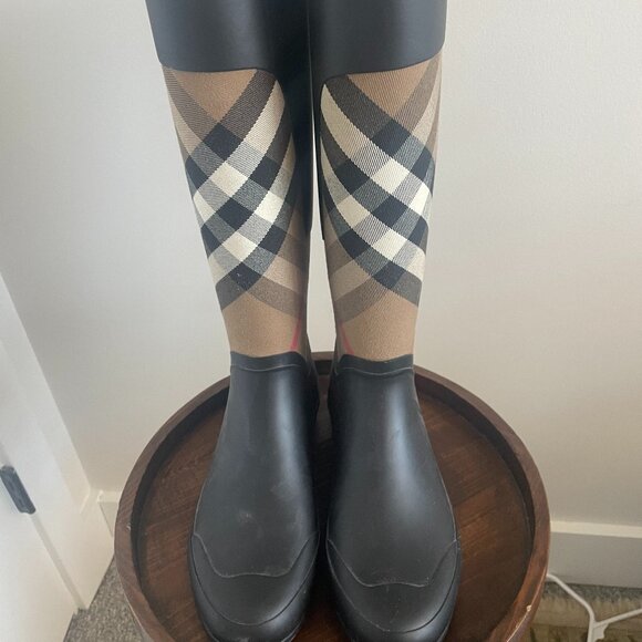 BURBERRY Womens rain boots - Picture 1 of 5